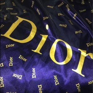 100% Silk Dior Print Scarf